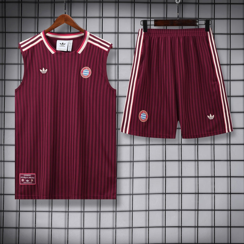 Bayern München Weste Set Trainingsanzüge 25/26 Fußball Trikot