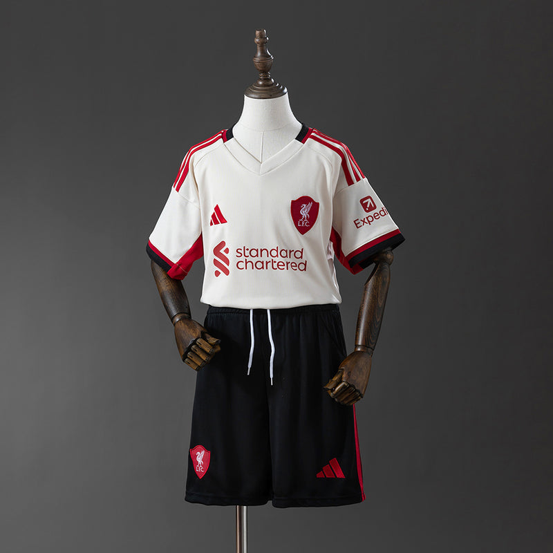 Kinder Liver Trikot 25/26 Auswärts Fußball-Set