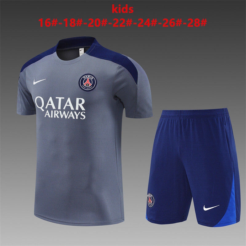 Kinder PSG Trainingsanzüge 25/26 Fußball Trikot Set