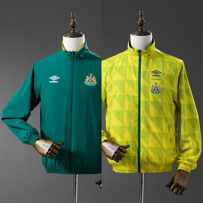 Newcastle United Windbreaker 2025/26 Wendbare Fußballausrüstung