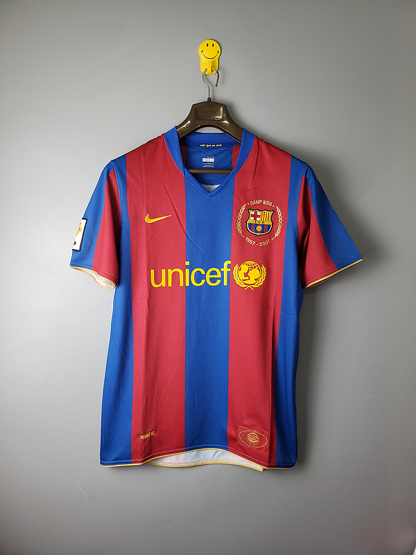 Barcelona Retro Trikot 2007/08 Heimtrikot Fußballtrikot