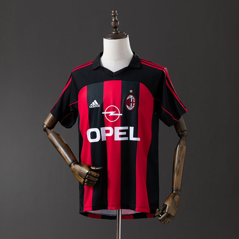 AC Mailand Trikot 2000-02 Heim Retro Fußballtrikot