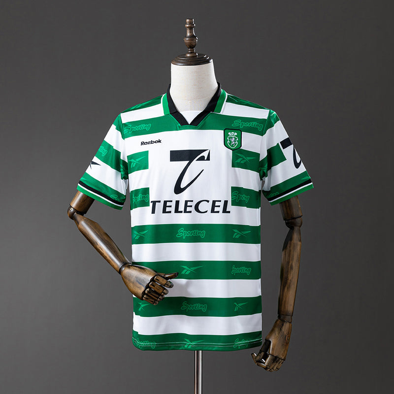 Sporting CP Trikot 1999-00 Heim Retro Fußballtrikot