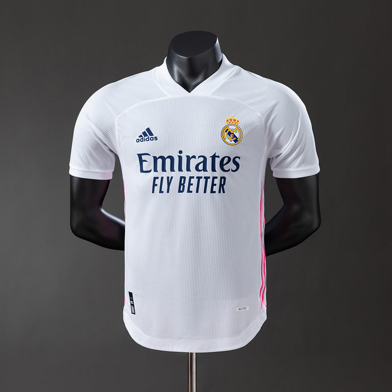 Real Madrid Trikot 2020-21 Heim Retro Fußballtrikot Spielerversion