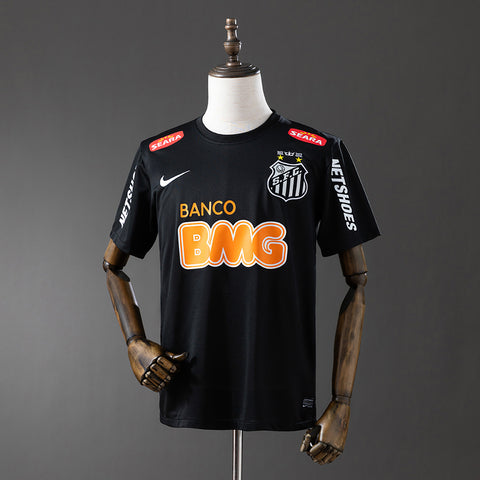 Santos Trikot 2012/13 Schwarz Retro Fußball Trikot