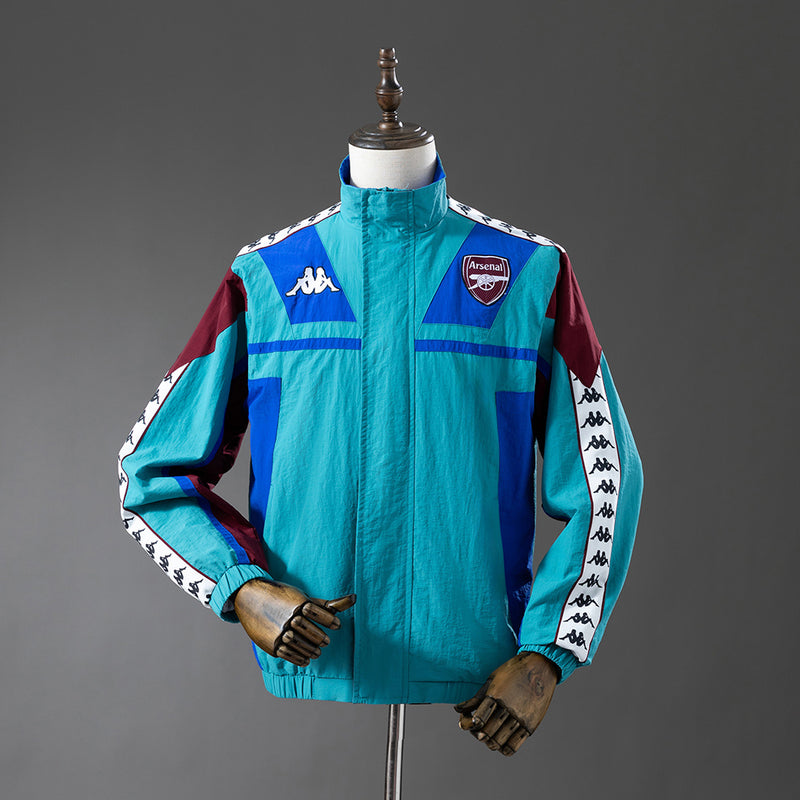 Arsenal Windbreaker 2025/26 Grünes Fußball-Trikot