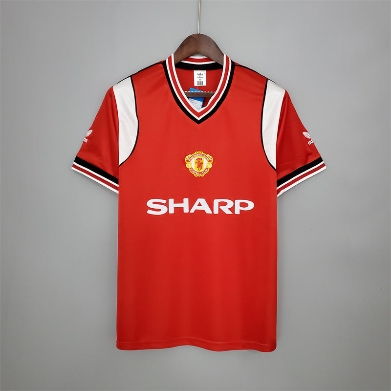 Man United Trikot Heimtrikot 1985/86 Retro Fußball-Team-Fußballtrikot