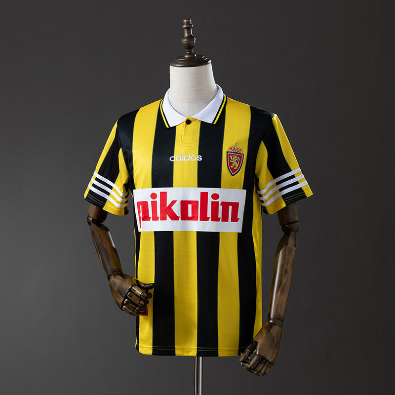 Real Zaragoza Trikot 1995-96 Drittes Retro-Fußballtrikot