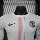 Player Version Chelsea Away Jersey 25/26 Long Sleeves Football Kit Soccer Jersey
