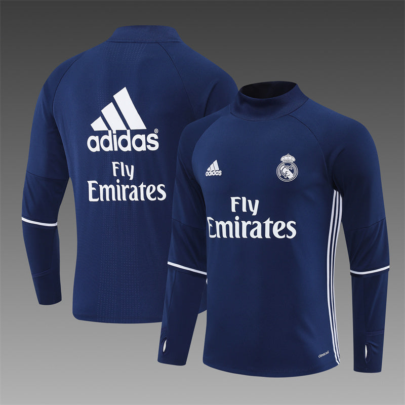 Retro Real Madrid Trainingsanzüge 2016-17 Fußballtrikot