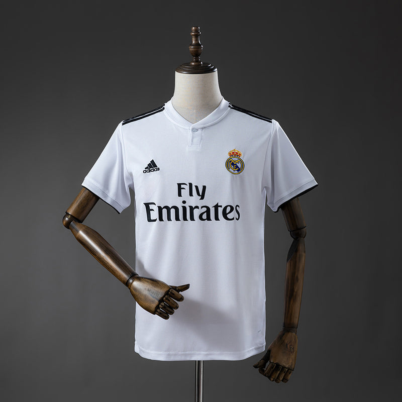 Real Madrid Heimtrikot 2018-19 Retro Fußball Trikot