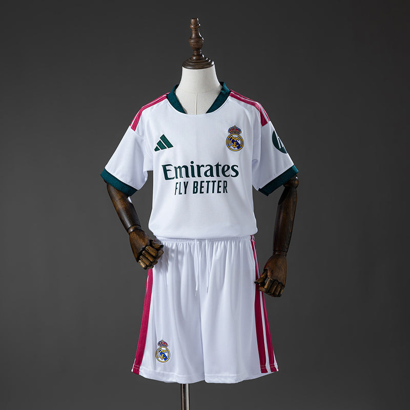 Kinder Real Madrid Heimtrikot 2026-2027 Fußball-Trikot