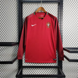 Portugal Jersey Home kit 16-17 Retro Long Sleeves - PalmSportss