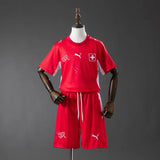 Kids Switzerland Home Jersey 2026 World Cup Football Kit Soccer Shirt PalmSportss