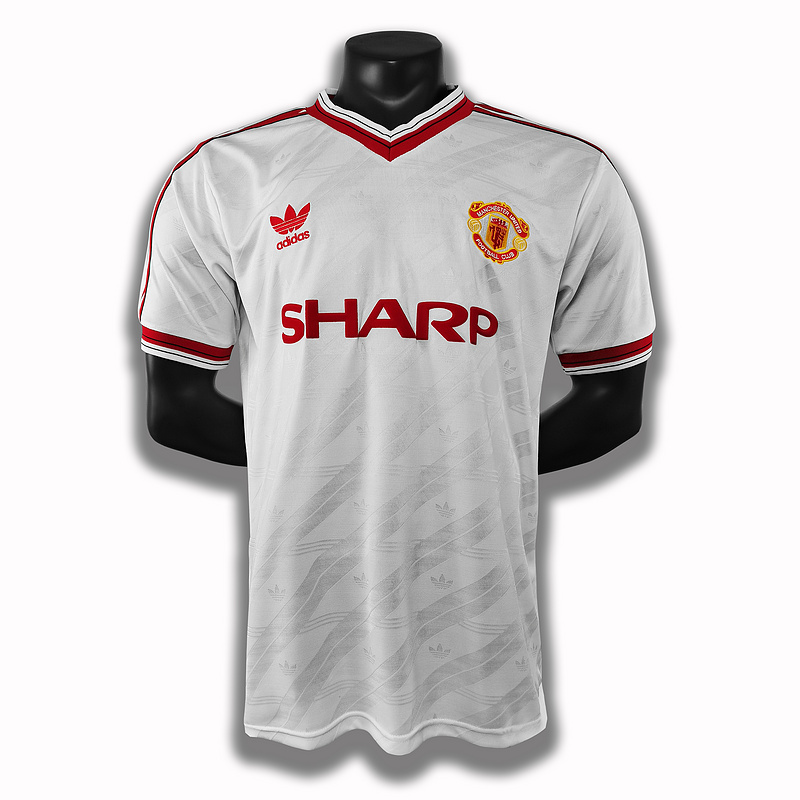 Manchester United Retro Trikot 1986 Auswärtstrikot Fußballtrikot