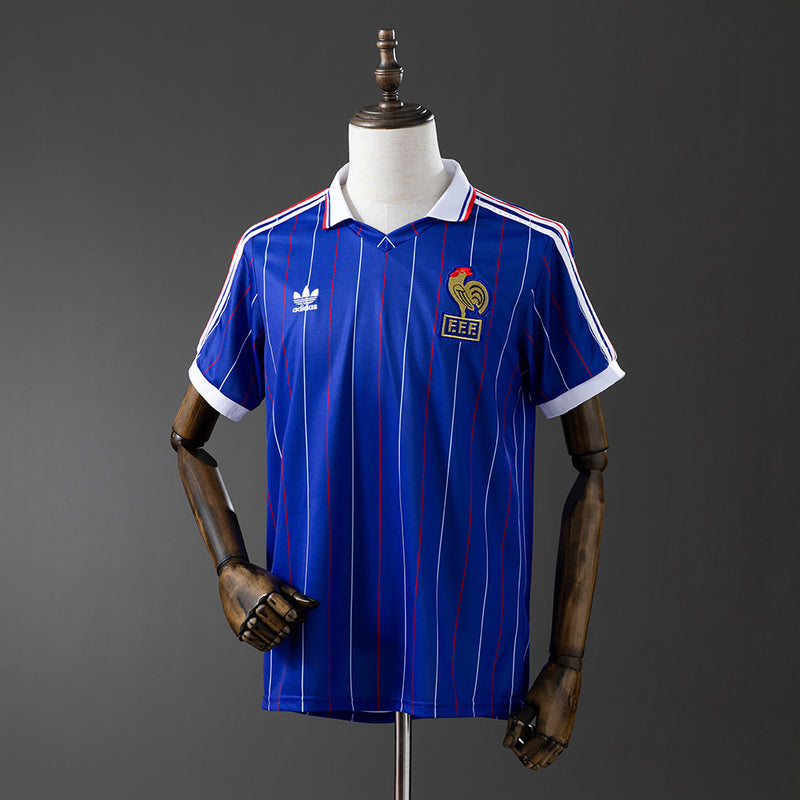 Frankreich Trikot 1982 Heim Retro Fußballtrikot