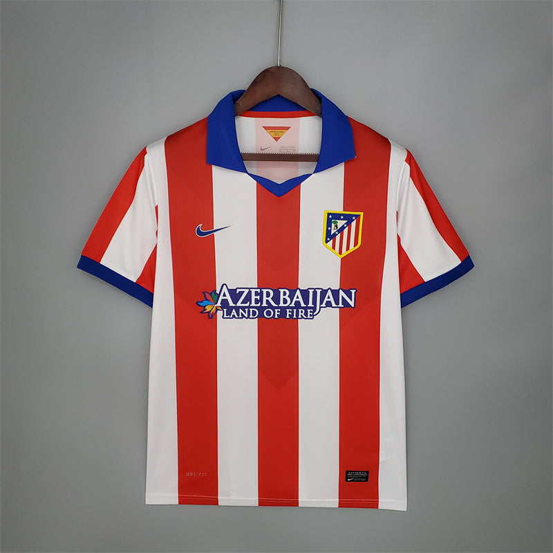 Atletico Madrid Trikot Heimtrikot 2014/15 Retro Fußballteam Fußballhemd