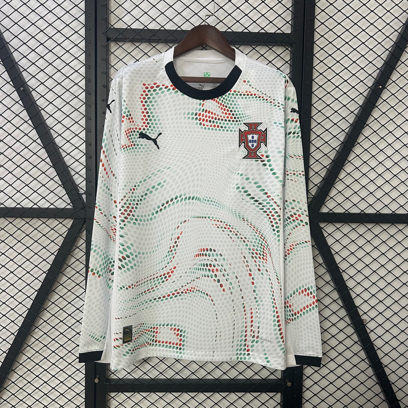 Portugal Trikot 25/26 Auswärts Langarm Ronaldo Fußball Trikot
