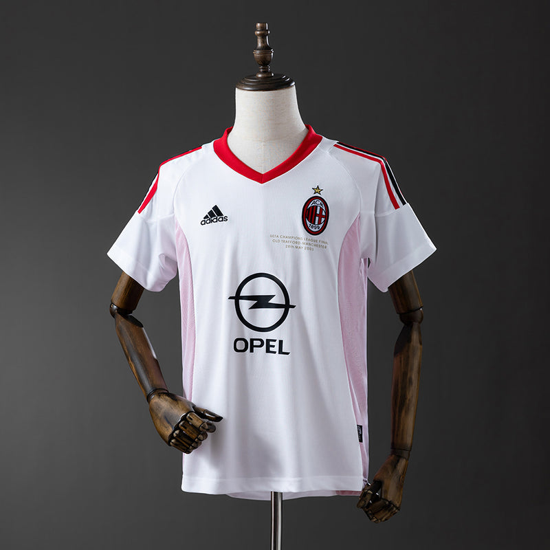 Retro AC Mailand Trikot 2002-03 Auswärtstrikot