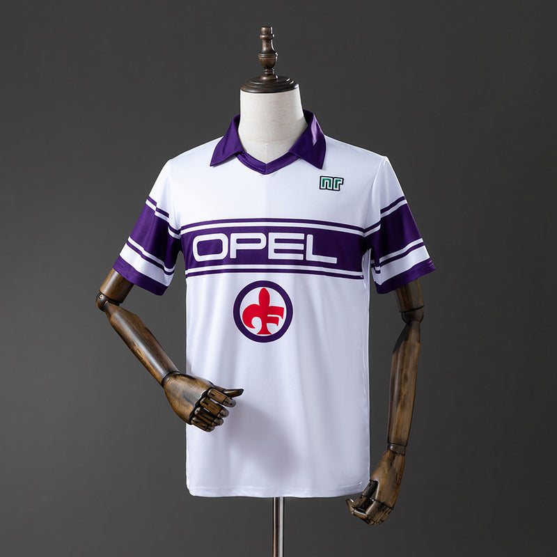Fiorentina Trikot 1983-85 Auswärts Retro Fußballtrikot