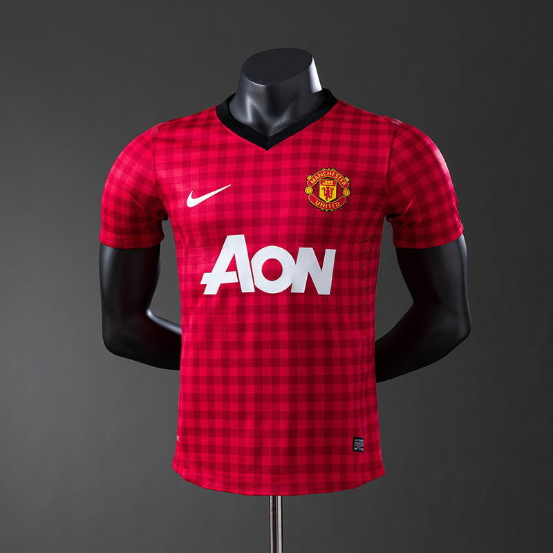 Man United Trikot 2012/13 Heim Retro Fußballtrikot Spielerversion