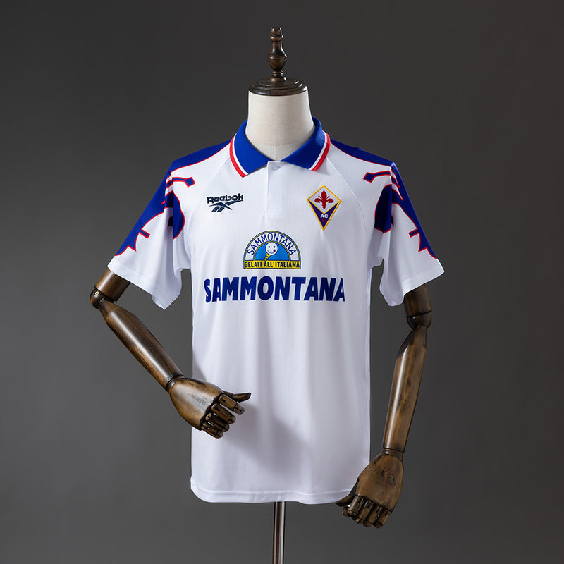 Fiorentina Trikot 1995-96 Auswärts Retro Fußballtrikot