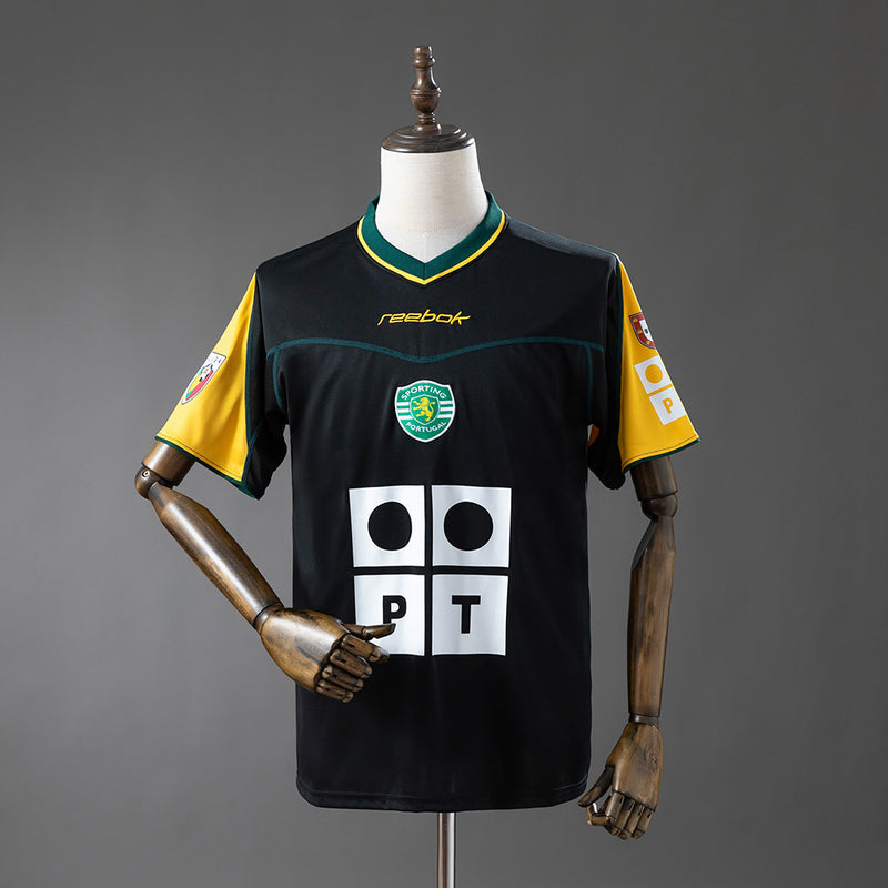 Sporting CP Trikot 2002-03 Auswärts Retro Fußballtrikot