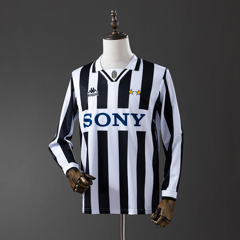 JUV Jersey 1996-97 Home Retro Kit Long Sleeves