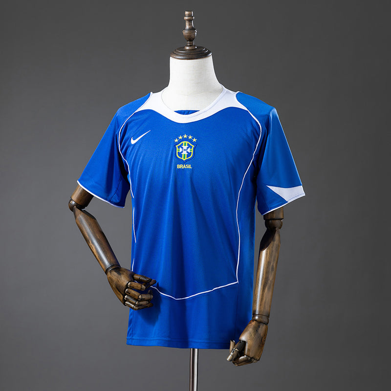 Brasilien Trikot 2004 Auswärts Retro Fußballtrikot