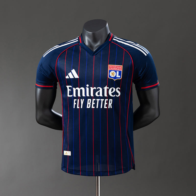 Olympique Lyonnais Trikot 25/26 Auswärts Fußballtrikot Spielerversion