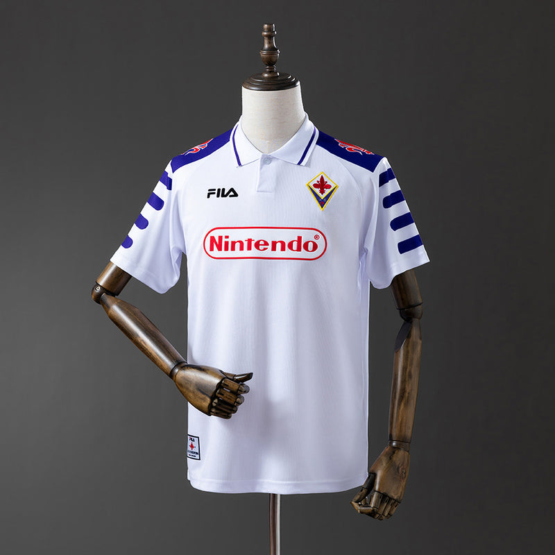 Fiorentina Trikot 1998 Retro Auswärts-Fußballtrikot