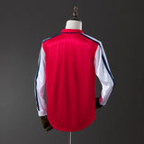 Arsenal Jersey 2001-02 Home Retro Football Kit Long Sleeves