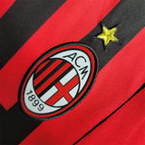 AC Milan Jersey Home kit 07/08 Long Sleeves retro Football kit - PalmSportss