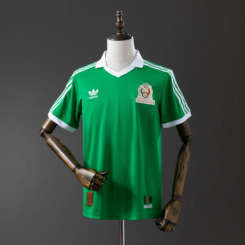 Mexiko Trikot 1986 Heim Retro Fußball-Set