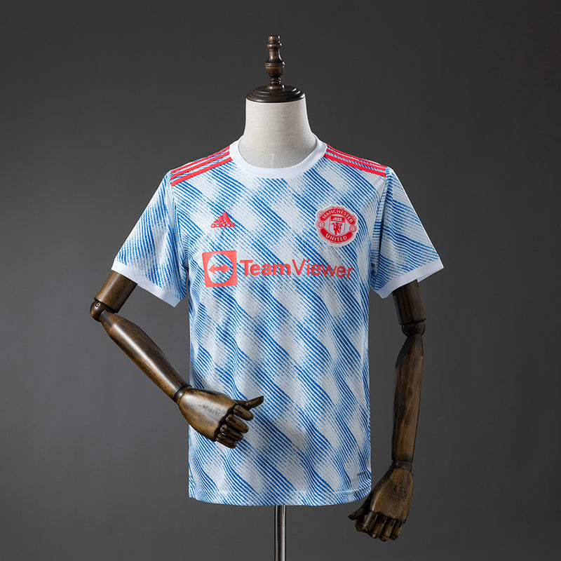 Man United Auswärtstrikot 2021-22 Retro Fußballtrikot