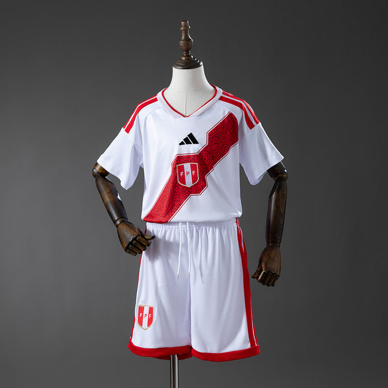 Kinder Peru Heimtrikot 2026 Fußball Trikot