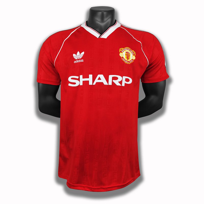 Man United Retro Trikot 1988 Heim Fußballtrikot Fußballshirt