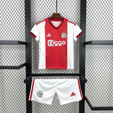 Kids Ajax Jersey 25/26 Home Football Kit Soccer Jersey - PalmSportss