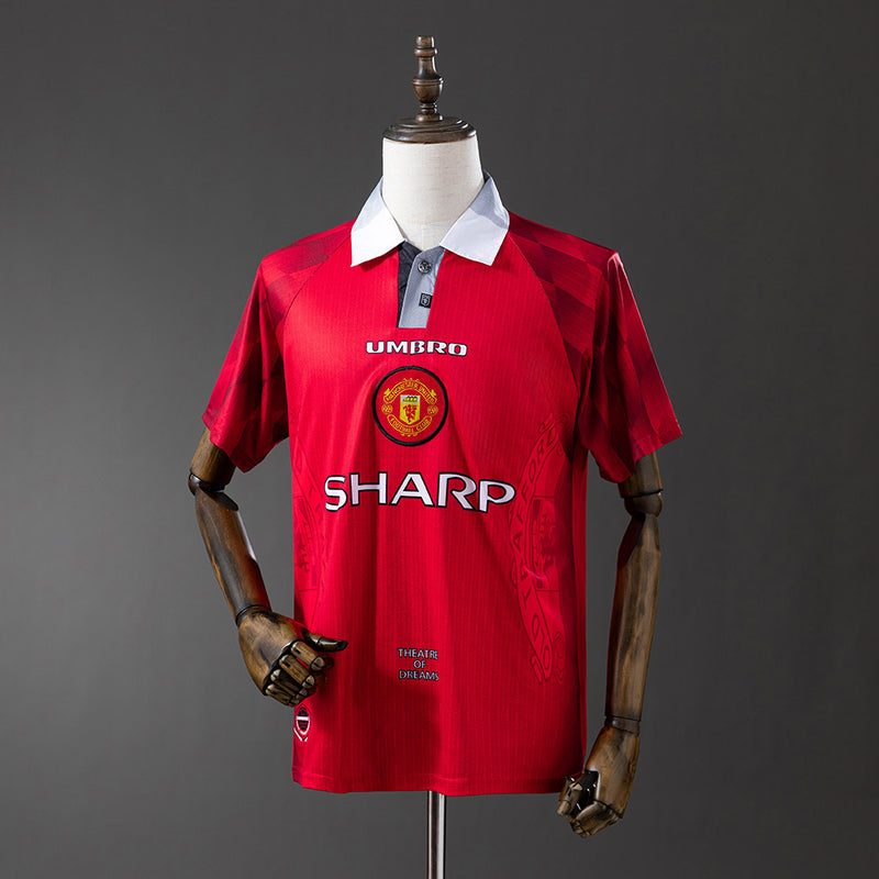 Man United Trikot 1996-98 Heim Retro Fußballtrikot