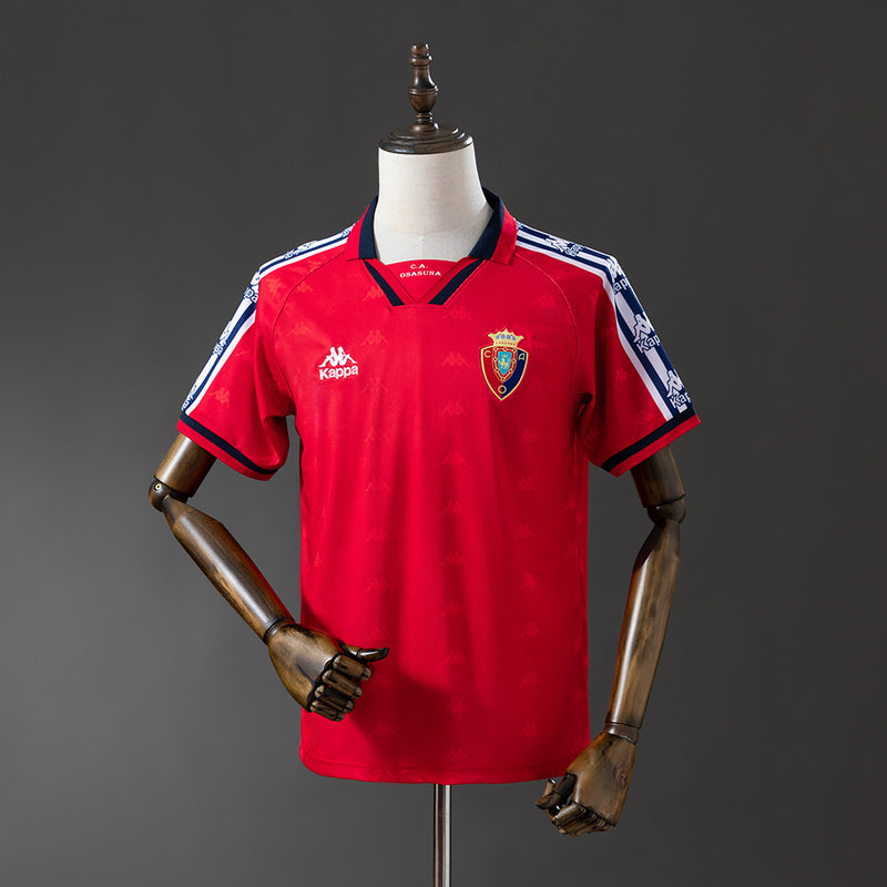 Osasuna Trikot 1995-97 Heim Retro Fußball Trikot