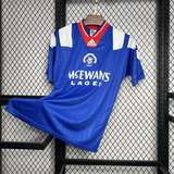 Retro Rangers Home Kit 1992 1994 Football Jersey My Store