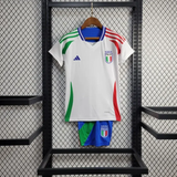 Kids Italy Away Kit 24/25 Euro Cup 2024 Football Jersey - PalmSportss
