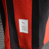 Player Version AC Milan Jersey 25/26 Long sleeves 125-Year Anniversary Football Kit Soccer Jersey - PalmSportss