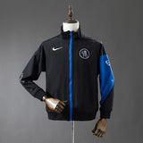 Chelsea Windbreaker 2025/26 Black Football Kit - PalmSportss