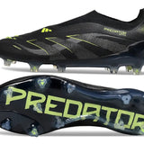 Predator Elite Laceless FG Black/Green