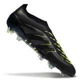 Predator Elite Laceless FG Black/Green