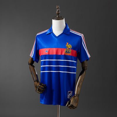 Frankreich Trikot 1982-84 Heim Retro Kit