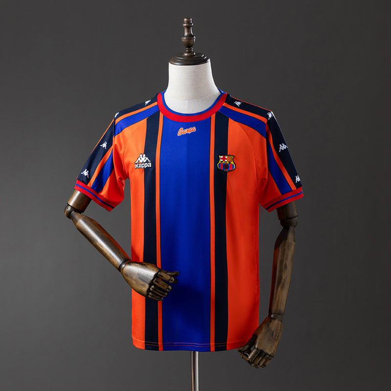 Barcelona Trikot 1997-98 Auswärts Retro Fußballtrikot