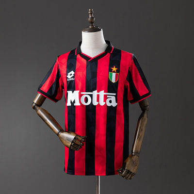 AC Mailand Trikot 1993-94 Heim Retro Fußball Trikot