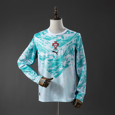 Portugal Heimtrikot WM 2026 Langarm Fußballtrikot